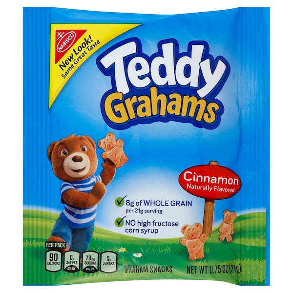 Nabisco Teddy Graham Cinnamon Cookie .75 Oz. Packet, PK150